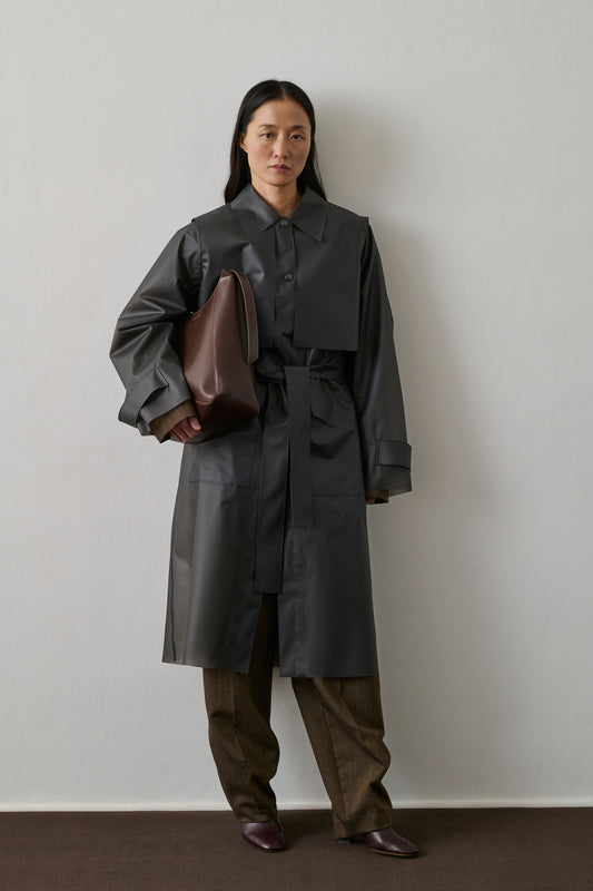 Trench Gaultier - Gris Anthracite - Femme