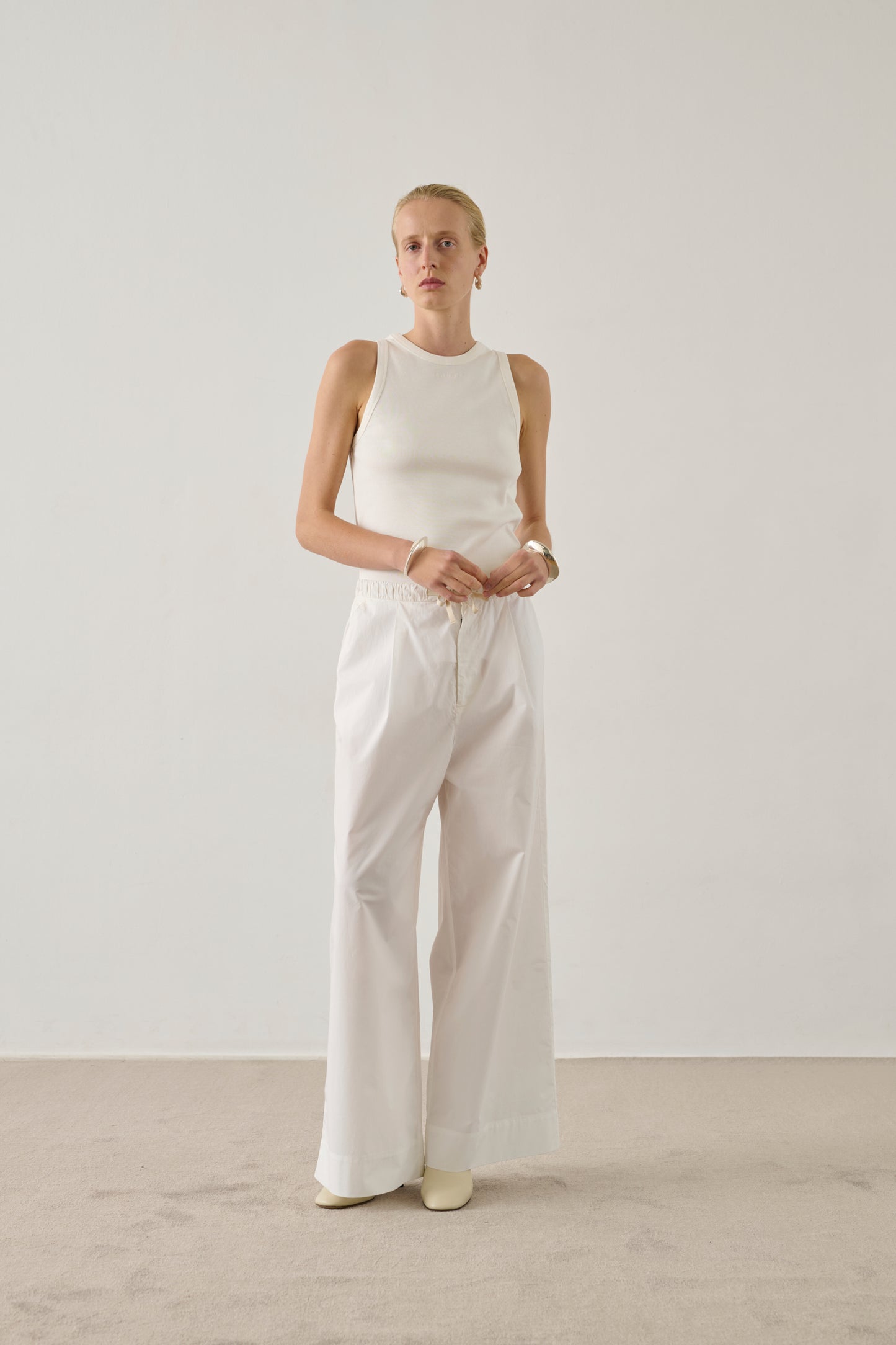 Débardeur Dolly - Blanc - Coton - Femme