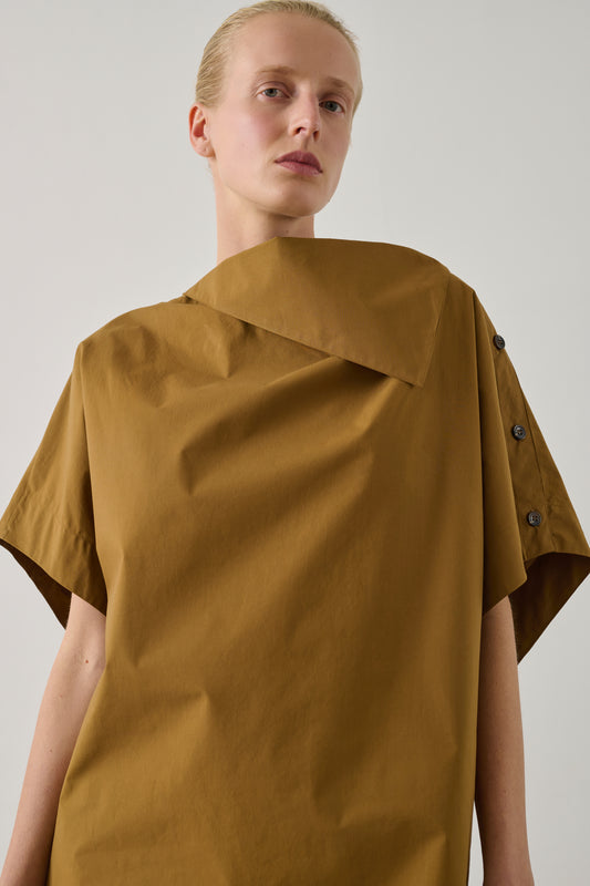 Robe Hattie - Caramel - Coton - Femme