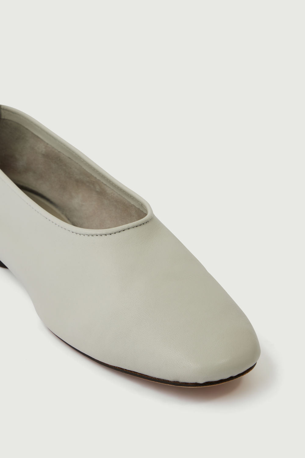 Ballerines Bala - Gris Clair - Cuir - Femme